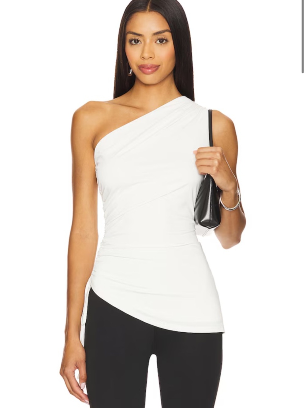 superdown Myna Asymmetrical Top in White